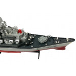 Torpédová loď 1:250 RC - čierno-červená
